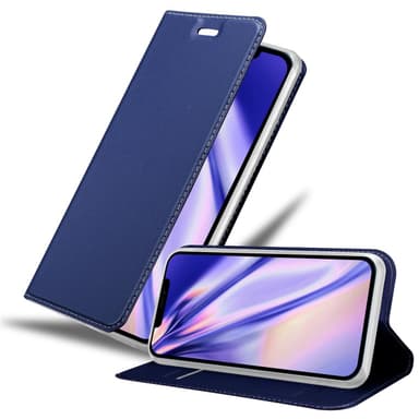 iPhone 12 PRO MAX Suojakuori Lompakkokotelo (Sininen)