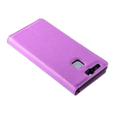 Huawei P9 Suojakuori Lompakkokotelo (Violetti)
