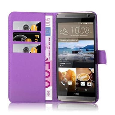 HTC ONE E9 PLUS Suojakuori Lompakkokotelo (Violetti)