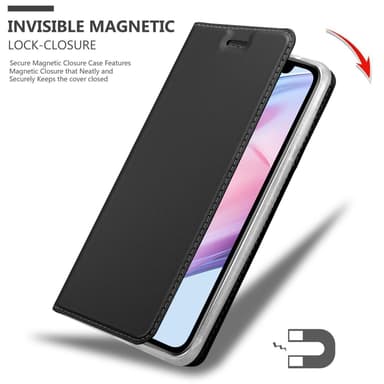 iPhone 13 Suojakuori Lompakkokotelo (Musta)