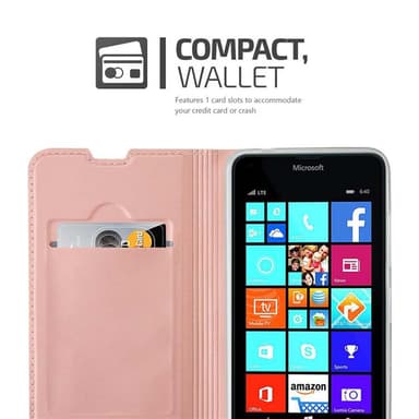 Nokia Lumia 640 Suojakuori Lompakkokotelo