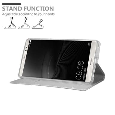 Huawei MATE 8 Suojakuori Lompakkokotelo (Hopea)