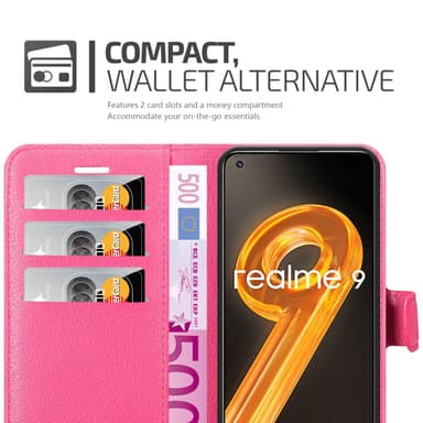 Realme 9 4G / 9 PRO+ Suojakuori Lompakkokotelo