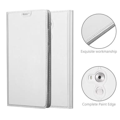 Huawei MATE 8 Suojakuori Lompakkokotelo (Hopea)