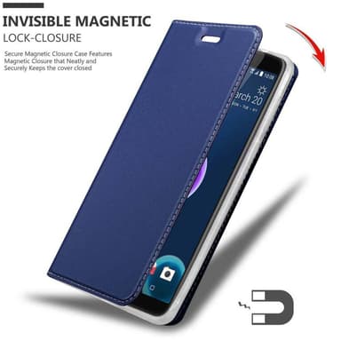 HTC Desire 12 Suojakuori Lompakkokotelo (Sininen)