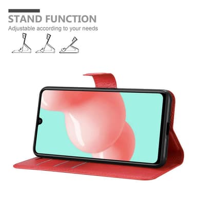 Samsung Galaxy A41 Suojakuori Lompakkokotelo (Punainen)