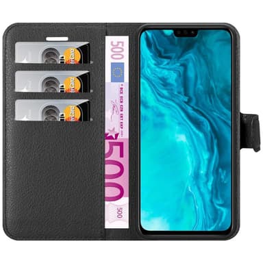 Honor 9X LITE Suojakuori Lompakkokotelo (Musta)