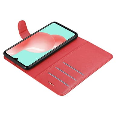 Samsung Galaxy A41 Suojakuori Lompakkokotelo (Punainen)