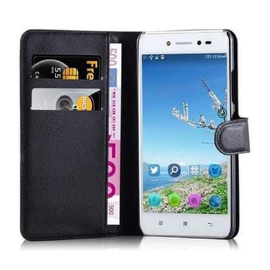 Lenovo S90 Suojakuori Lompakkokotelo (Musta)