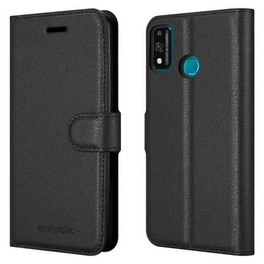 Honor 9X LITE Suojakuori Lompakkokotelo (Musta)