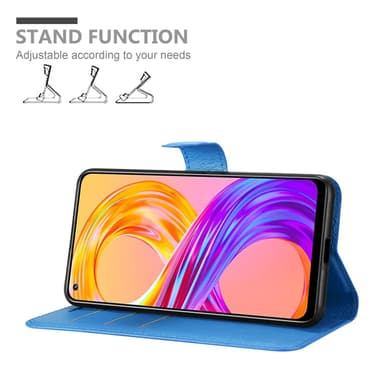 Realme 8 4G / 8 PRO Suojakuori Lompakkokotelo (Sininen)