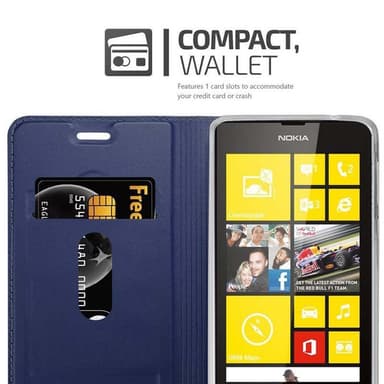 Nokia Lumia 520 / 521 Suojakuori Lompakkokotelo