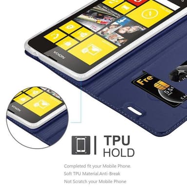 Nokia Lumia 520 / 521 Suojakuori Lompakkokotelo