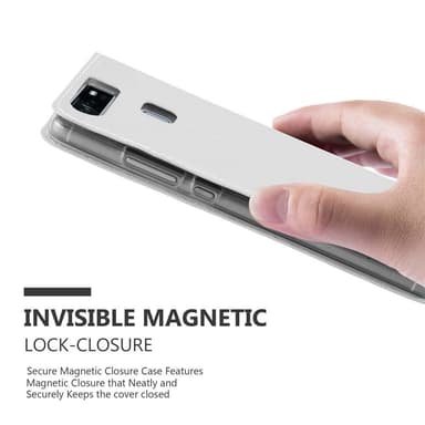 Huawei P9 Suojakuori Lompakkokotelo (Hopea)