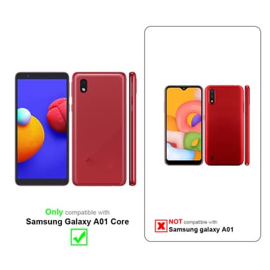 Samsung Galaxy A01 CORE Suojakuori Lompakkokotelo