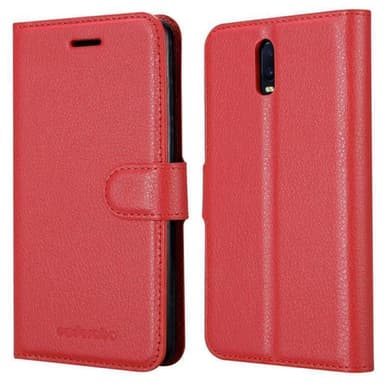 Oppo R17 Suojakuori Lompakkokotelo (Punainen)