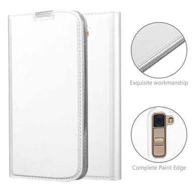 LG K10 2016 Suojakuori Lompakkokotelo (Hopea)