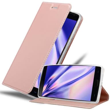 OnePlus 2 Suojakuori Lompakkokotelo (Vaaleanpunainen)