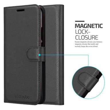 Huawei MATE 20 LITE Suojakuori Lompakkokotelo (Musta)