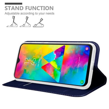 Samsung Galaxy M20 Suojakuori Lompakkokotelo (Sininen)