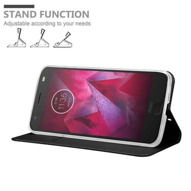 Motorola MOTO Z Suojakuori Lompakkokotelo (Musta)