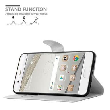 Huawei P10 Suojakuori Lompakkokotelo (Valkoinen)