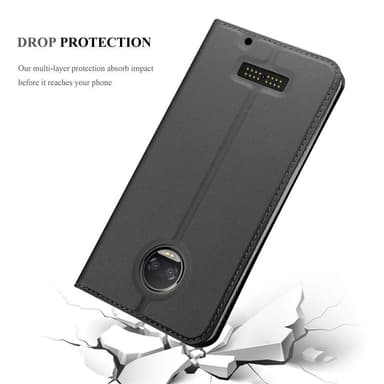 Motorola MOTO Z Suojakuori Lompakkokotelo (Musta)