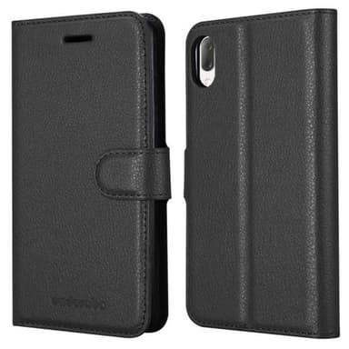 Sony Xperia L3 Suojakuori Lompakkokotelo (Musta)