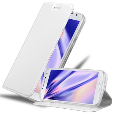 Samsung Galaxy S4 Suojakuori Lompakkokotelo (Hopea)