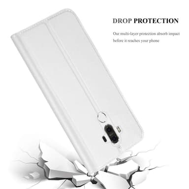 Huawei MATE 9 Suojakuori Lompakkokotelo (Hopea)