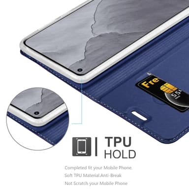 Realme GT Master Suojakuori Lompakkokotelo (Sininen)