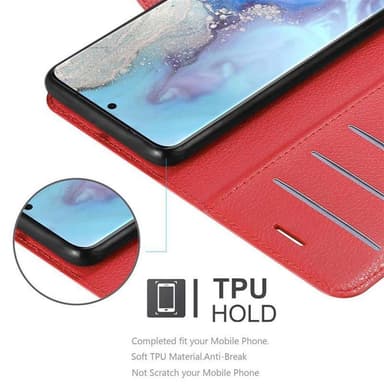 Samsung Galaxy S20 Suojakuori Lompakkokotelo (Punainen)