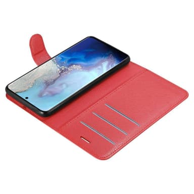 Samsung Galaxy S20 Suojakuori Lompakkokotelo (Punainen)