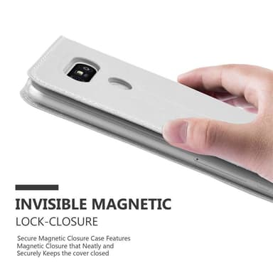 LG G5 Suojakuori Lompakkokotelo (Hopea)