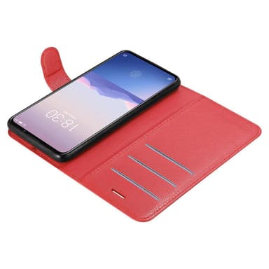 MEIZU 16Xs Suojakuori Lompakkokotelo (Punainen)