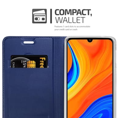 Huawei Y6S Suojakuori Lompakkokotelo (Sininen)