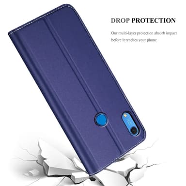 Huawei Y6S Suojakuori Lompakkokotelo (Sininen)