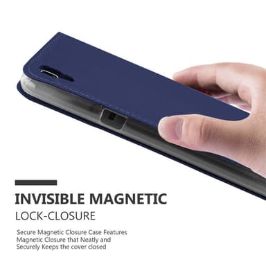 LG X POWER Suojakuori Lompakkokotelo (Sininen)