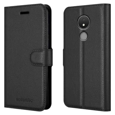 Nokia C21 Suojakuori Lompakkokotelo (Musta)