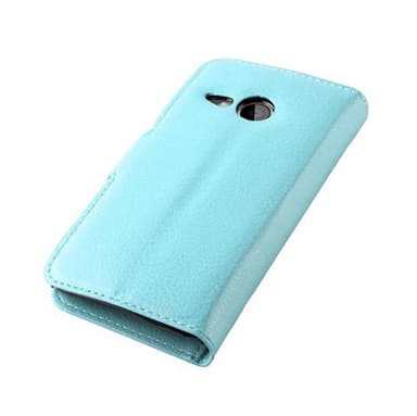 HTC ONE M8 MINI Suojakuori Lompakkokotelo (Sininen)