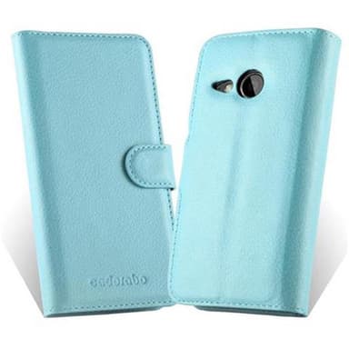 HTC ONE M8 MINI Suojakuori Lompakkokotelo (Sininen)
