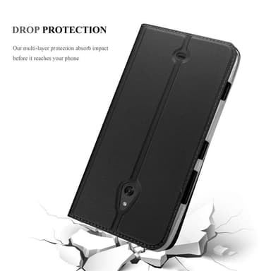 Nokia Lumia 1320 Suojakuori Lompakkokotelo (Musta)