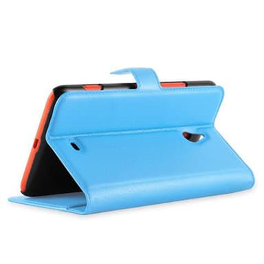 Nokia Lumia 1320 Suojakuori Lompakkokotelo (Sininen)