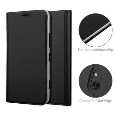 Nokia Lumia 1320 Suojakuori Lompakkokotelo (Musta)