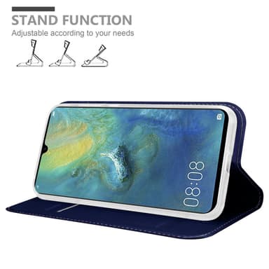 Huawei MATE 20 Suojakuori Lompakkokotelo (Sininen)