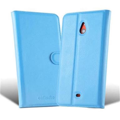 Nokia Lumia 1320 Suojakuori Lompakkokotelo (Sininen)