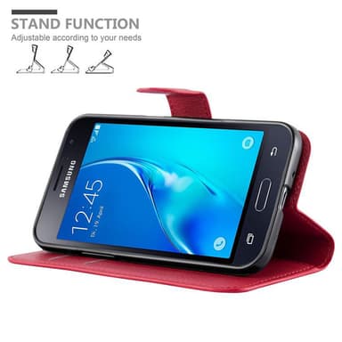 Samsung Galaxy J1 2015 Suojakuori Lompakkokotelo