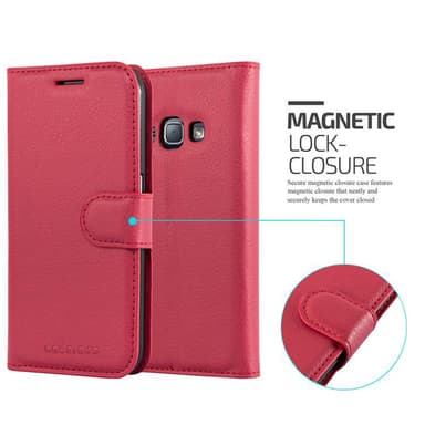 Samsung Galaxy J1 2015 Suojakuori Lompakkokotelo