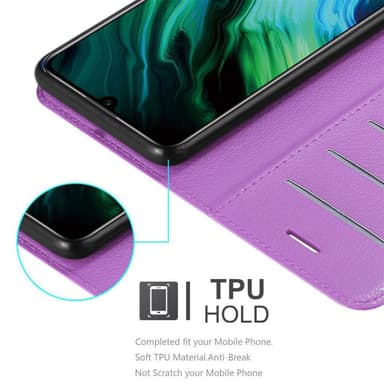 Honor 20e Suojakuori Lompakkokotelo (Violetti)