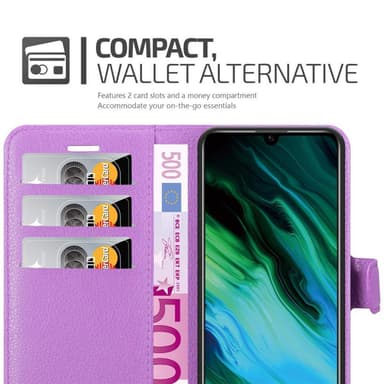 Honor 20e Suojakuori Lompakkokotelo (Violetti)